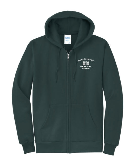 Classic OHGS Full Zip Hoodie - 40% Off Sale! – OwlsHeadGeneralStore